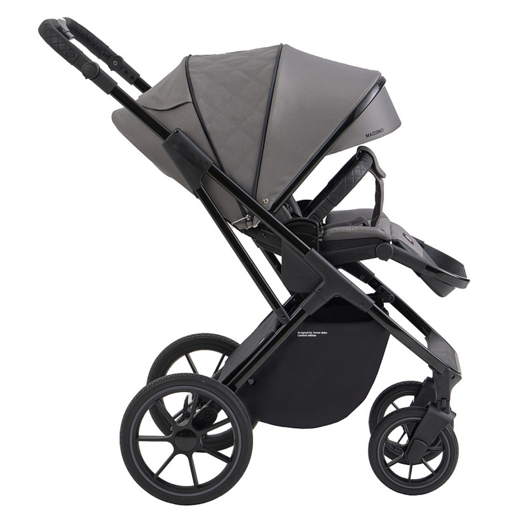 Коляска 3в1 SBL Massimo Grey