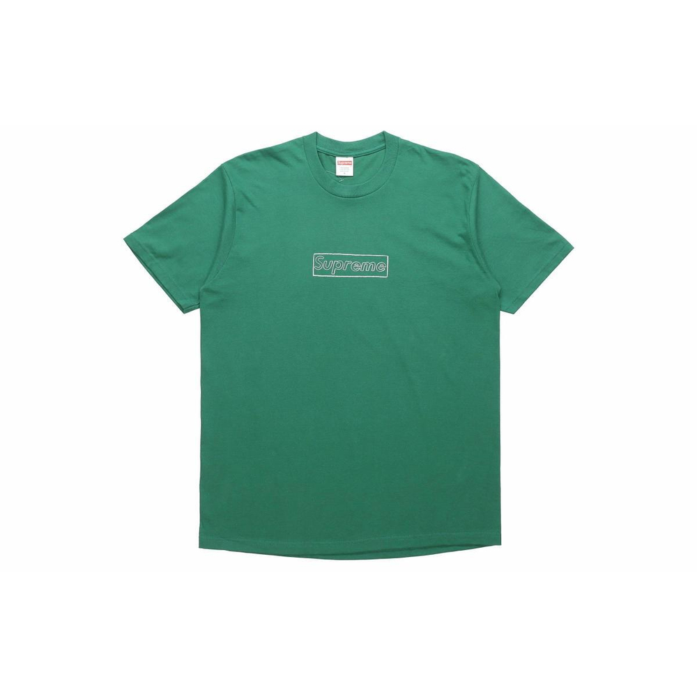 Футболки Supreme Week 18 x KAWS Chalk Logo Tee Box Logo T, SUP-SS21-827