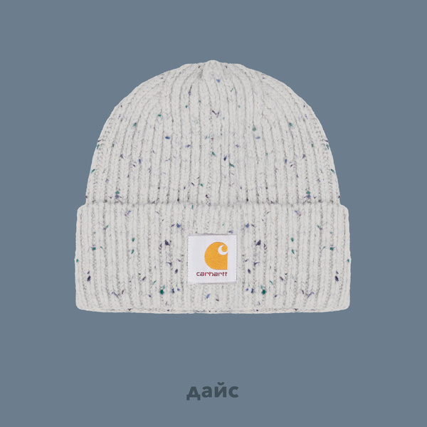 Шапка Carhartt WIP Anglistic Beanie артикул:I013193-moonbeam - купить в магазине Дайс
