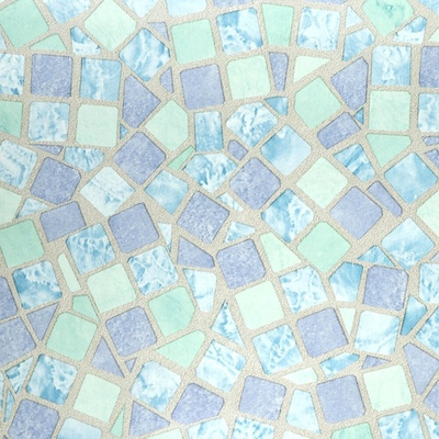 Пленка самоклеящаяся 90см*8м Мозаика голубая