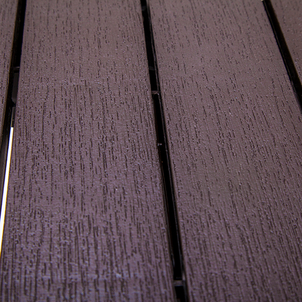 Стол пластиковый Элластик-Пласт Прованс прямоугольный (шоколад)