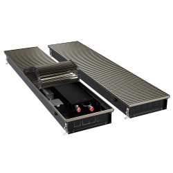 Конвектор внутрипольный Royal Thermo ATRIUM TURBO-90/300/1900-DG-U-DB