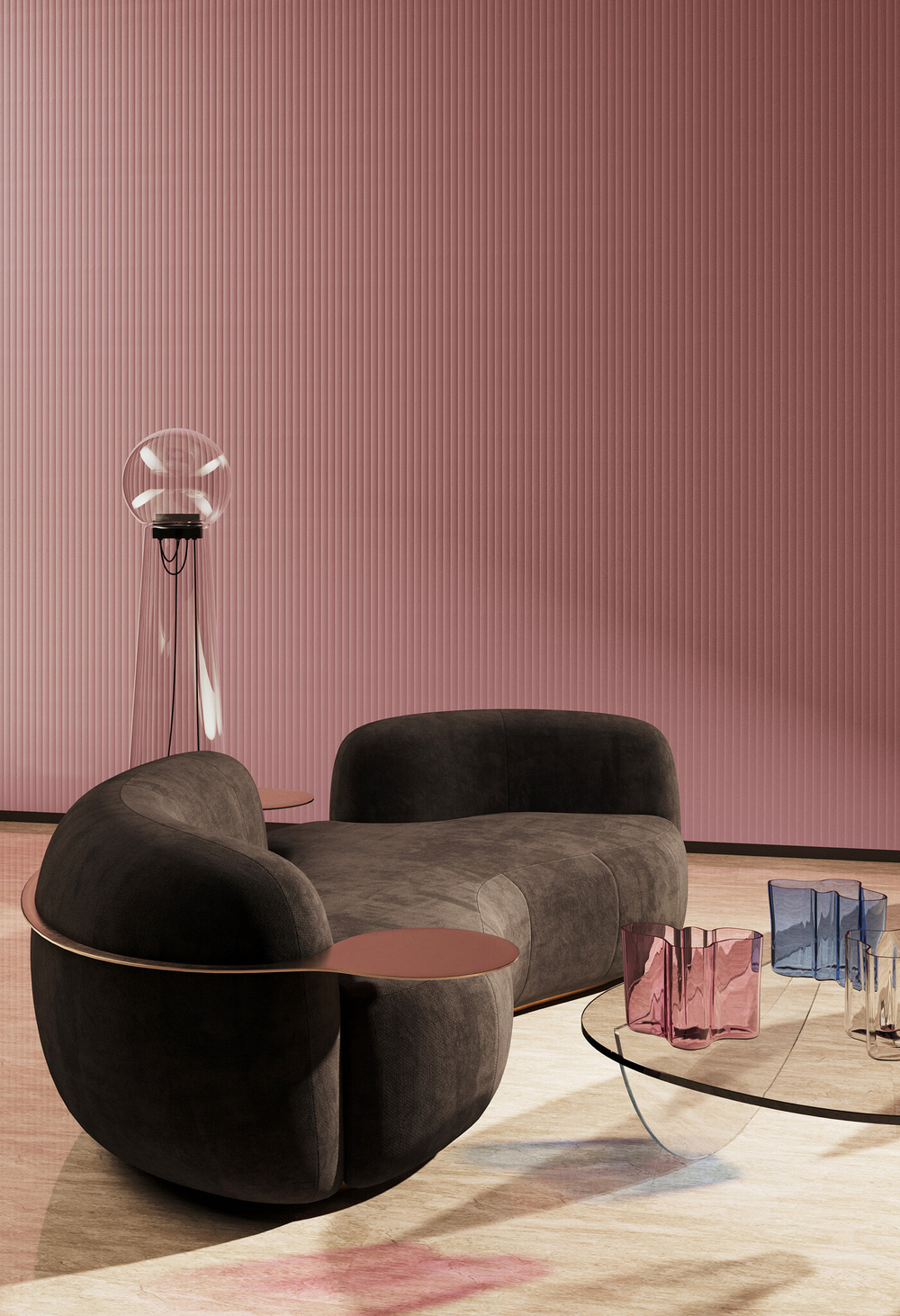Обои Decaro Wallcoverings Volume Touch Verticals TST002