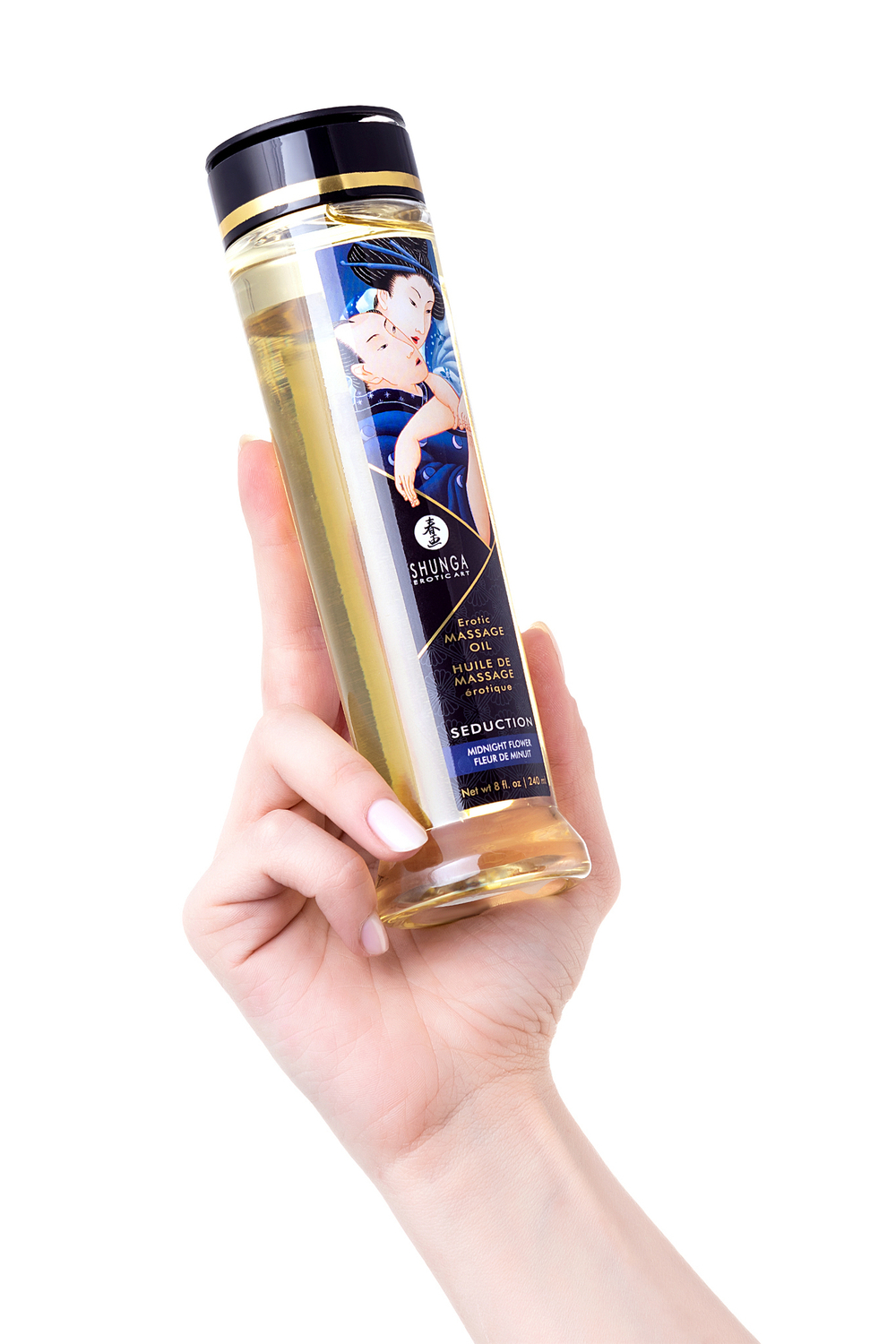 Массажное масло Shunga Полуночный цветок возбуждающее натуральное 240 мл