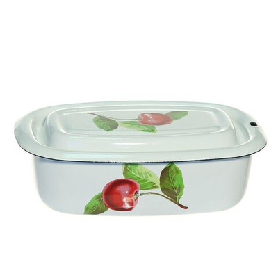 Контейнер пищевой сталь, эмал, 0.6 л, в асс, Керчь, 42504-052/6