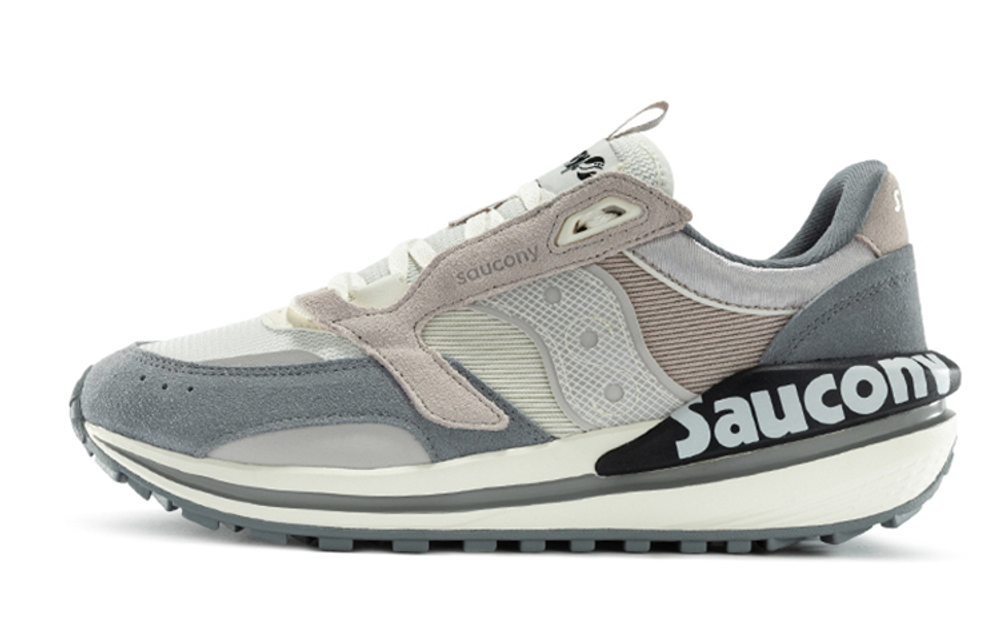 Saucony Jazzlayer classic retro low-top running shoes men's off-white