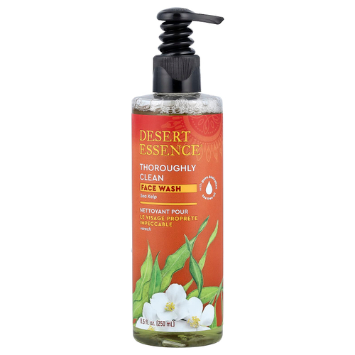Desert Essence, Очищающий гель для умывания, тщательная очистка, морские водоросли, 8,5 ж. унц. (250 мл)