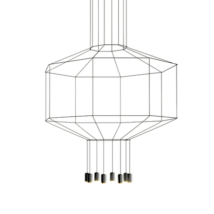 Подвесной дизайнерский светильник  Wireflow 0299 by Vibia