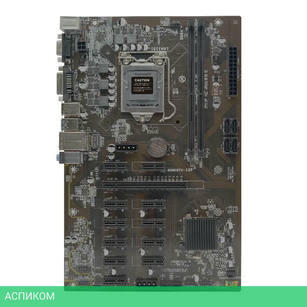Материнская плата AFOX AFB250-BTC12EX DDR4 RTL