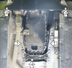 Усиленная защита Motodor кпп. 2 мм, сталь. для BMW 1 (e81, E87) 2004-2007,BMW 3 (e90) 2005-2008,BMW 1 (e81, E87) 2007-2012 арт.00218