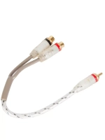 RCA кабель межблочный 1 папа 2 мама 2шт ()