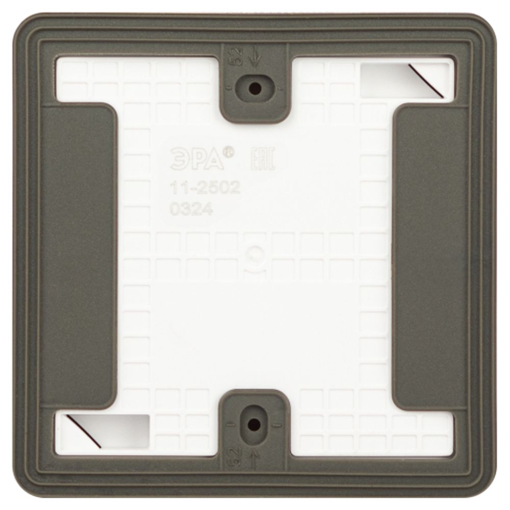 Розетка ЭРА Эксперт 11-2502-01 с заземлением крышкой 2P+E IP55 шторки 16A-250В ОУ белый | 