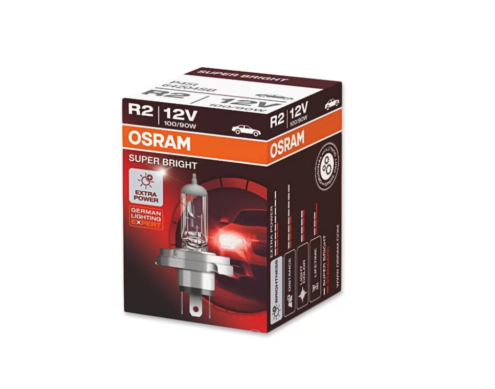 OSRAM H4 Лампа автомобильная галогеновая для фар OFF-ROAD Super Bright Premium 4800К 100/90Вт 12В 1 шт.