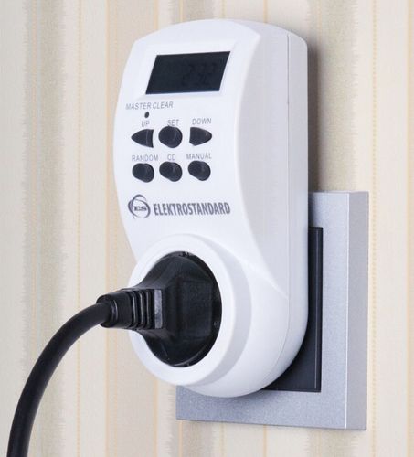 Розетка с таймером Elektrostandard TMH-E-4 белый