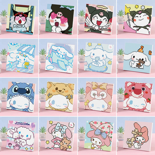 Алмазная мозаика "Cuties", 30х30 см