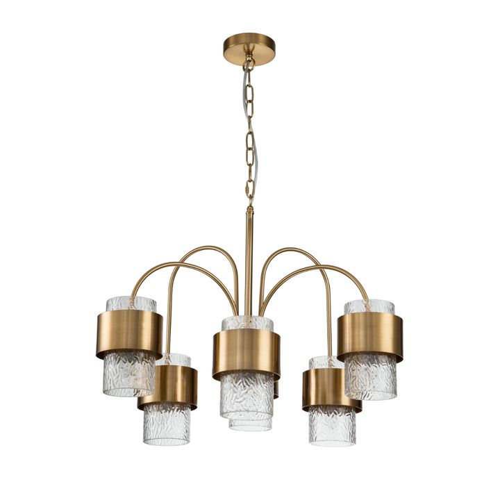 Подвесная люстра Indigo ELEGANZA 12019/A/6P Brass V000322