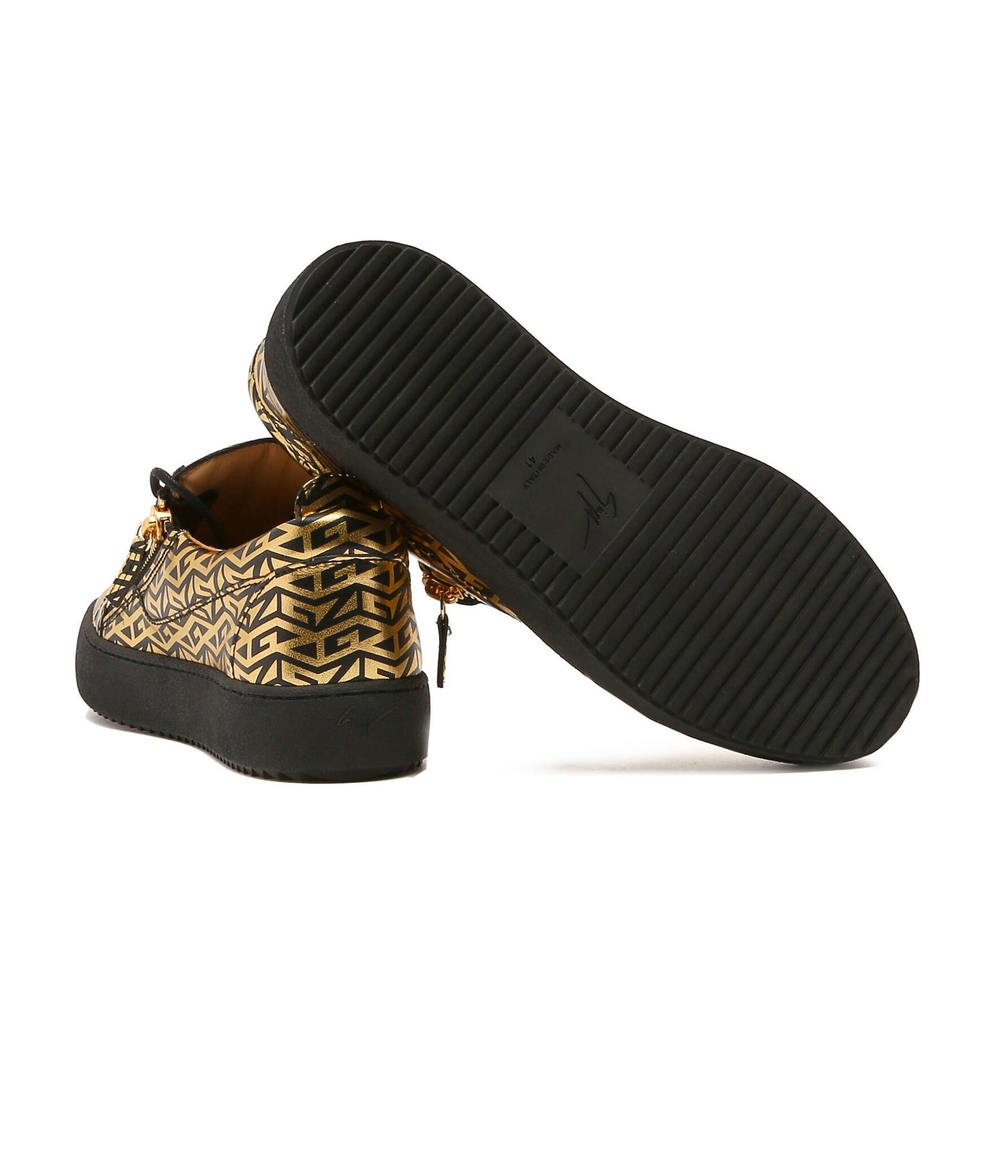 кроссовки logoball Giuseppe Zanotti - золотой(RU20051)