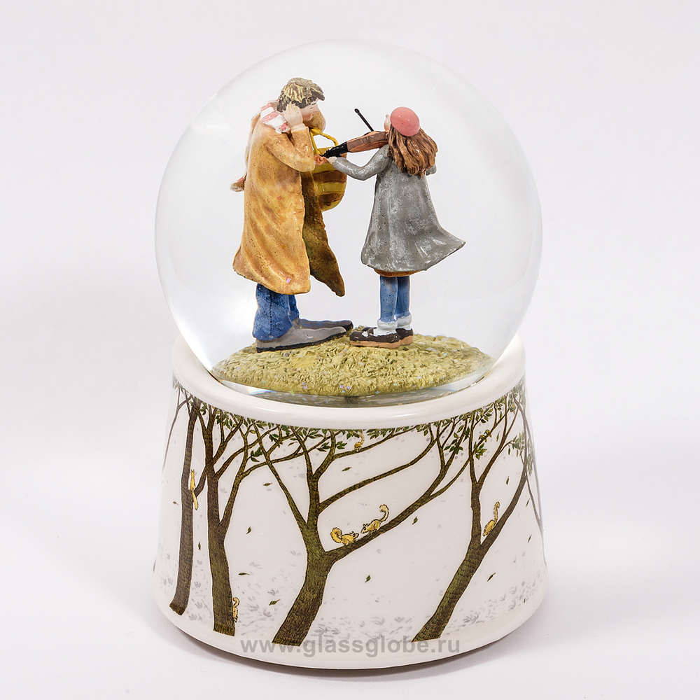 Снежный шар "Музыка чувств"