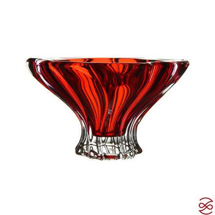 Конфетница Aurum Crystal Plantica 15 см Red