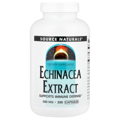 Source Naturals, Экстракт эхинацеи, 500 мг, 200 капсул