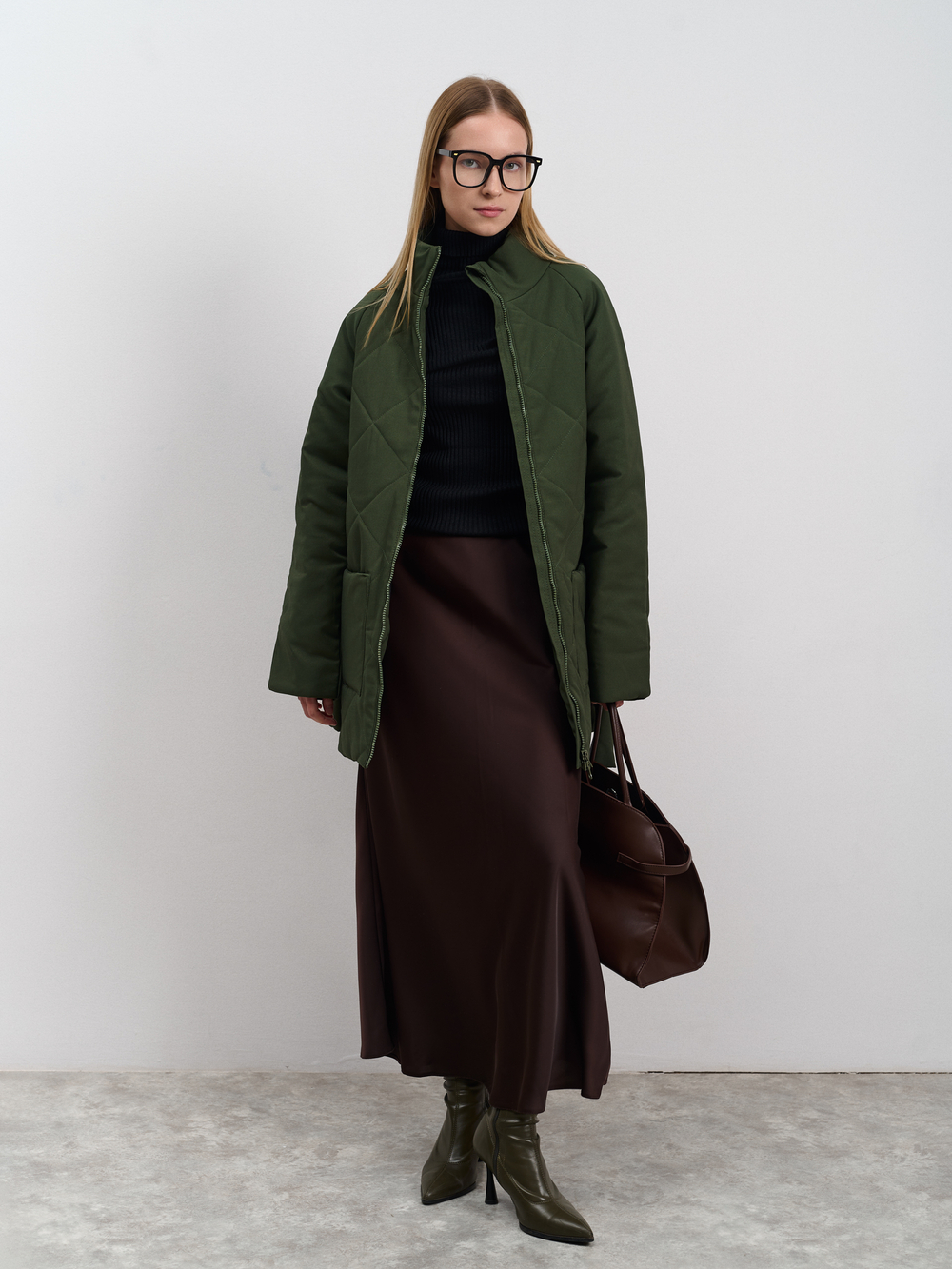 Куртка женская демисезонная "Баланс" хаки