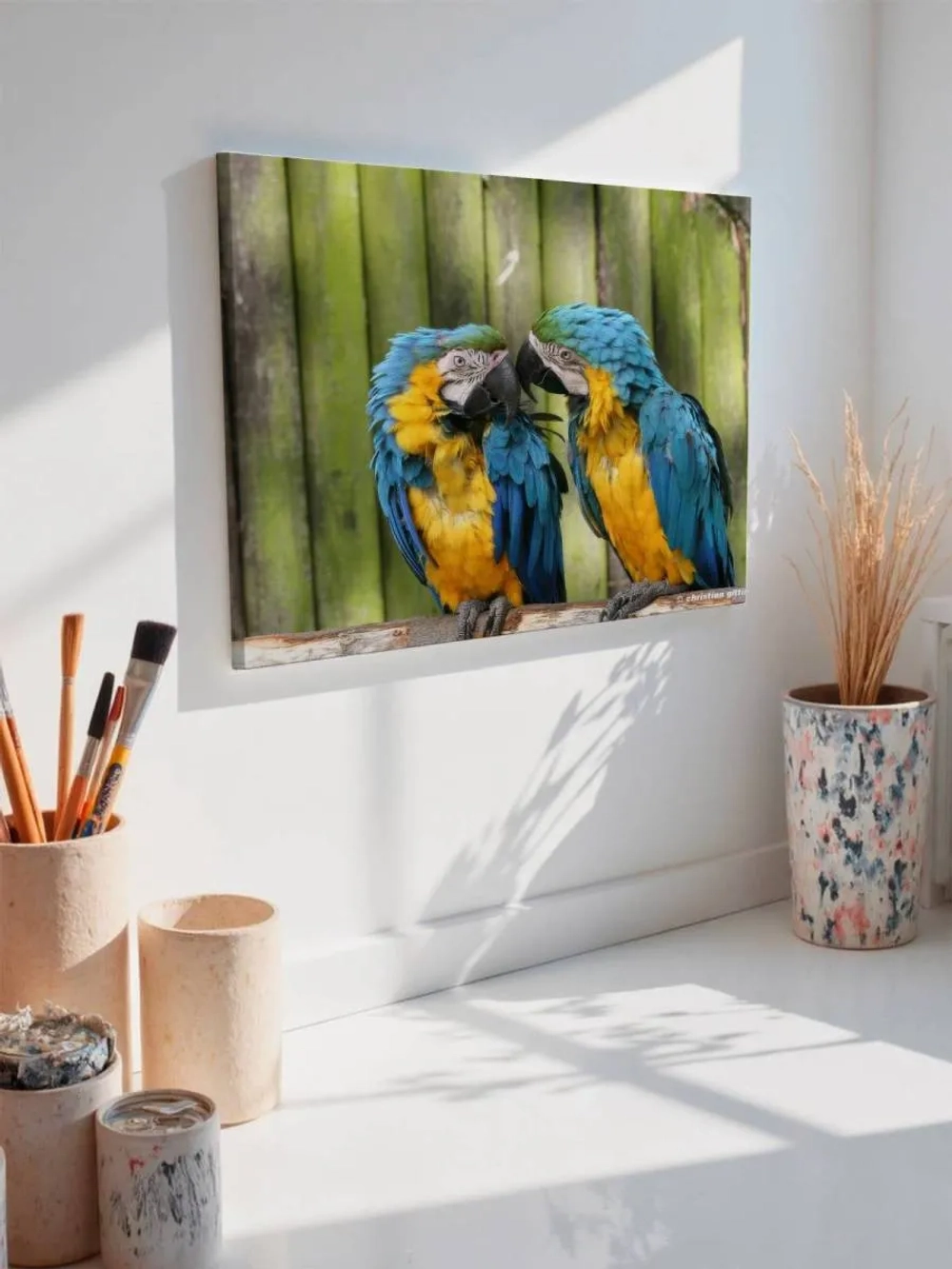 Картина на стену 40 X 50 Попугаи