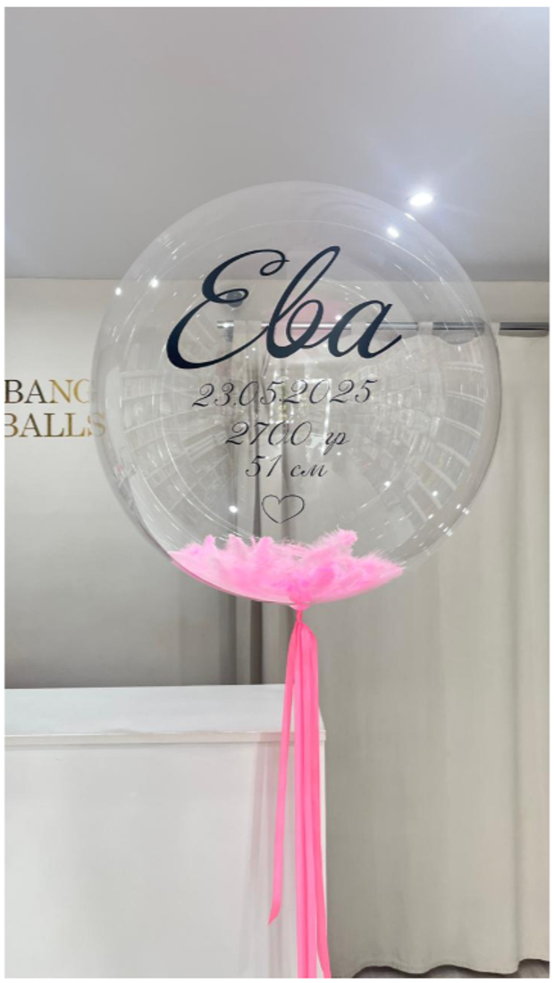 Шары на выписку №321