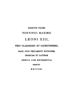 Novum Testamentum Graece Et Latine (Ancient Greek Edition). Vol. 1 | Friedrich Brandscheid