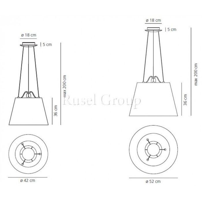 Подвесной светильник Artemide TOLOMEO MEGA SOSPENSIONE