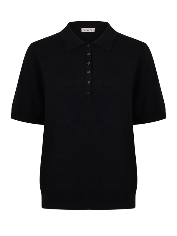 Polo shirt black color