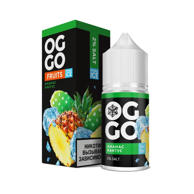 OGGO Fruits Double Ice salt 30 мл - Ананас Кактус (20 мг)