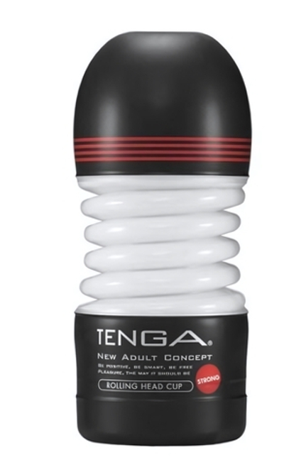 Мастурбатор Tenga Rolling Head Cup Strong Вращающаяся Головка черный