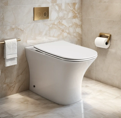 Унитаз VETTORE F приставной безободковый Ceruttispa CT7841 (520х340х400)