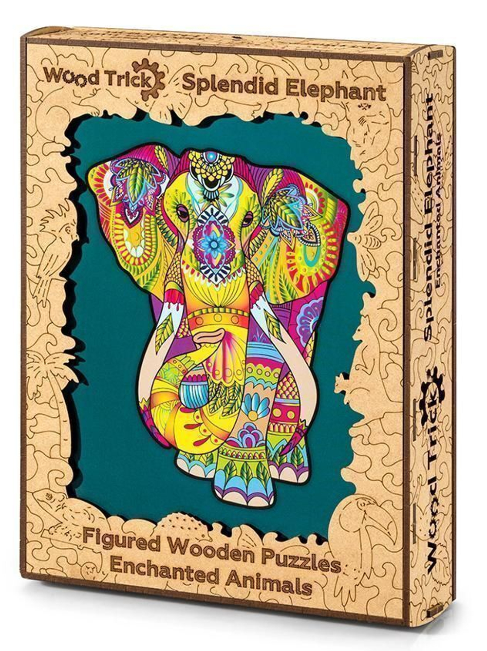 Деревянный пазл Wood Trick Великолепный Слон (36x28 см)
