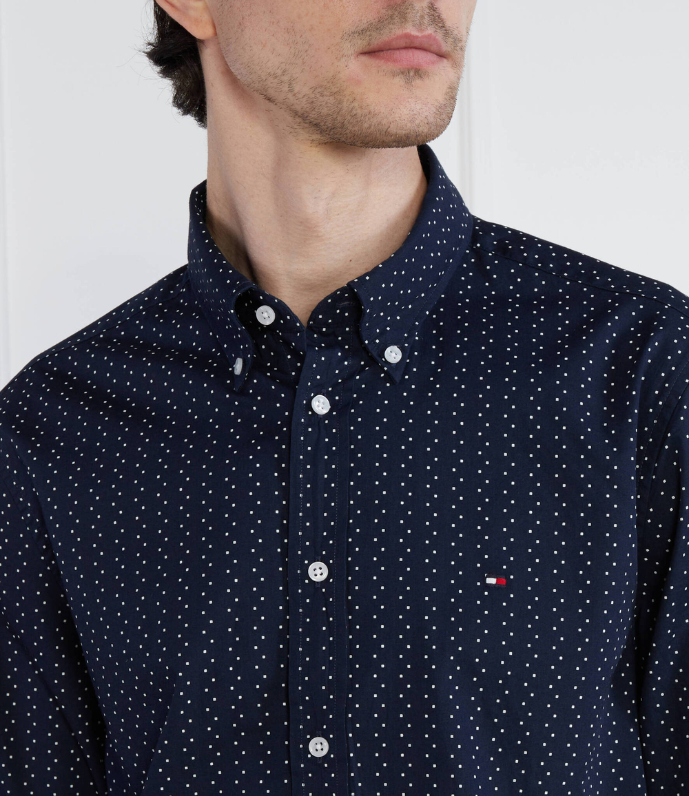 Рубашка CL-W DOT PRINT SF SH Tommy Hilfiger - темно-синий(MW0MW31855)