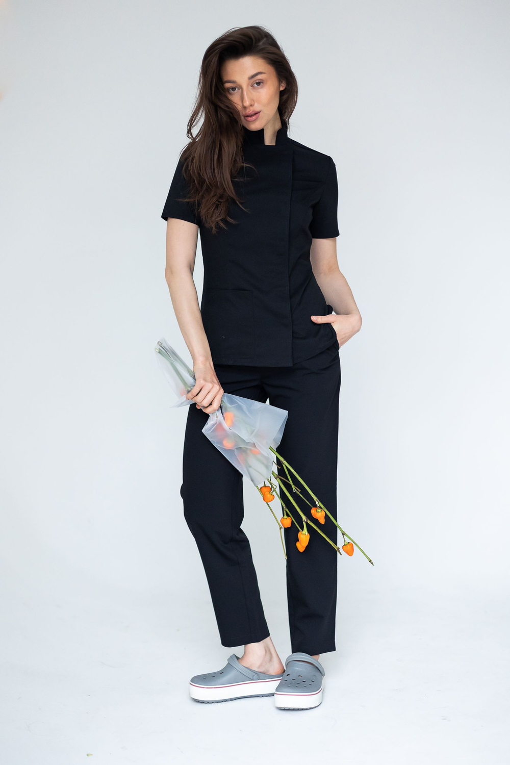 Блуза женская м222 liberty комфорт черный53