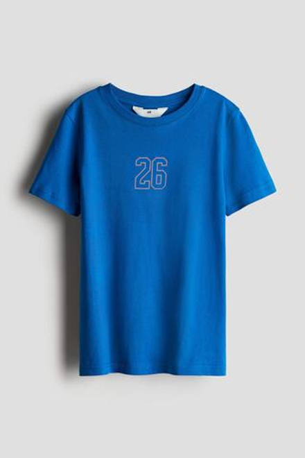 H&M Футболка с принтом, синий