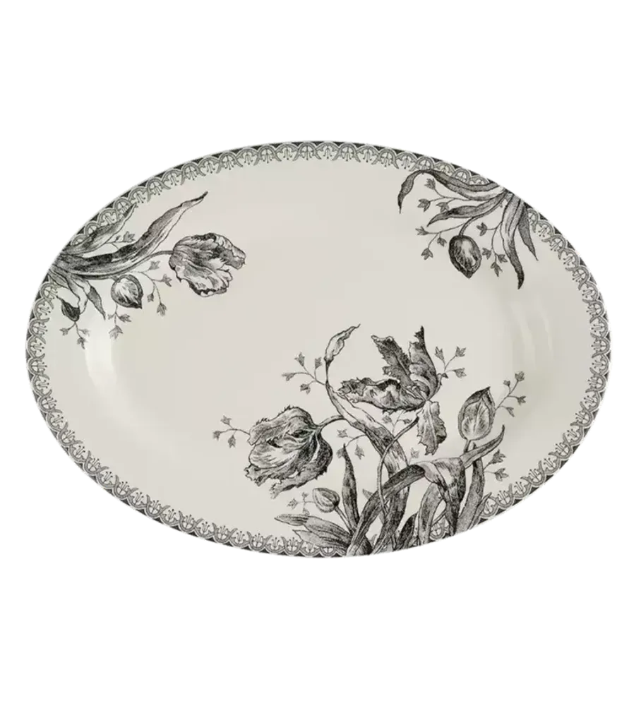 Блюдо квадратное Gien Tulipes (22 x 22 см)