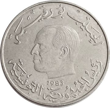 1 динар 1983 Тунис