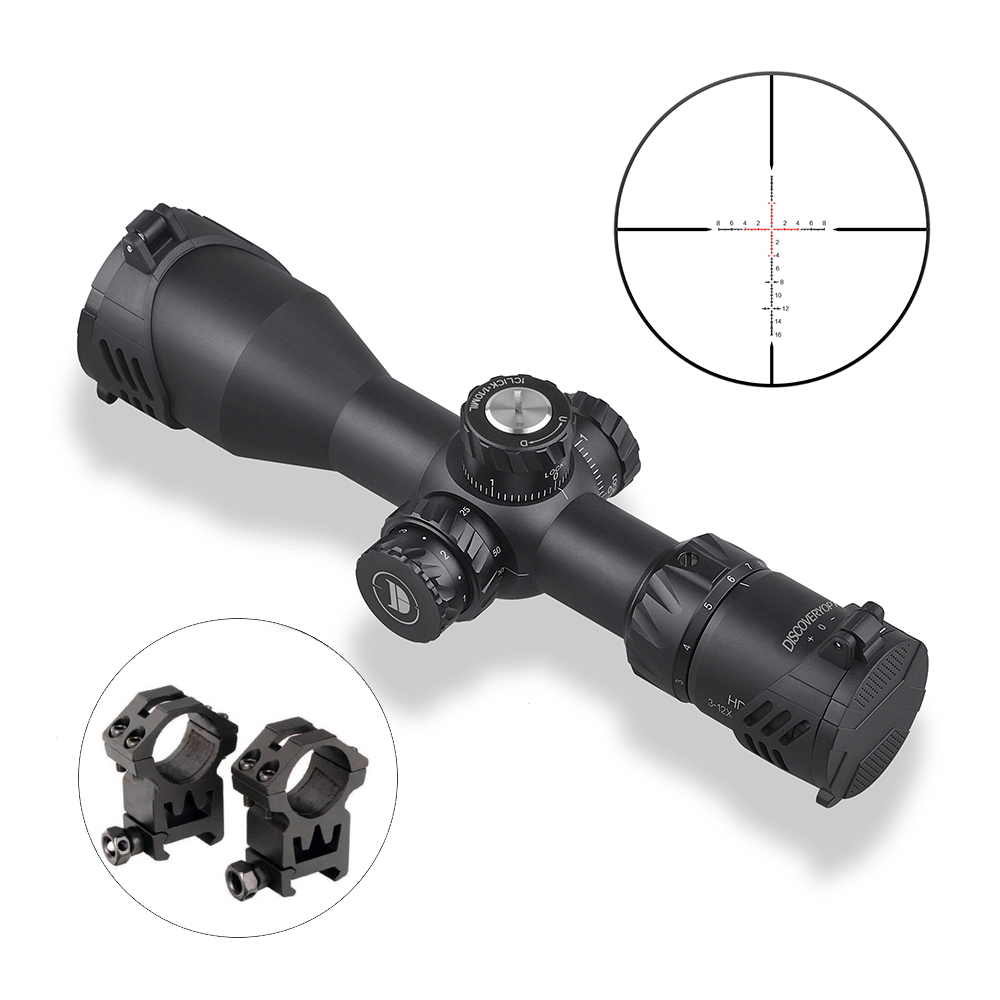 Оптический прицел Discovery HD-GEN2 3-12X44 SFIR FFP FW30 (Weaver), арт: HDG3-12X44SFSFIR FFP FW30