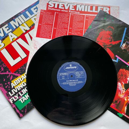 Винтажная виниловая пластинка LP Steve Miller Band Live (Германия 1983)