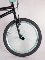 Велосипед BMX Tech Team Fox 20" 2023 черно-бирюзовый