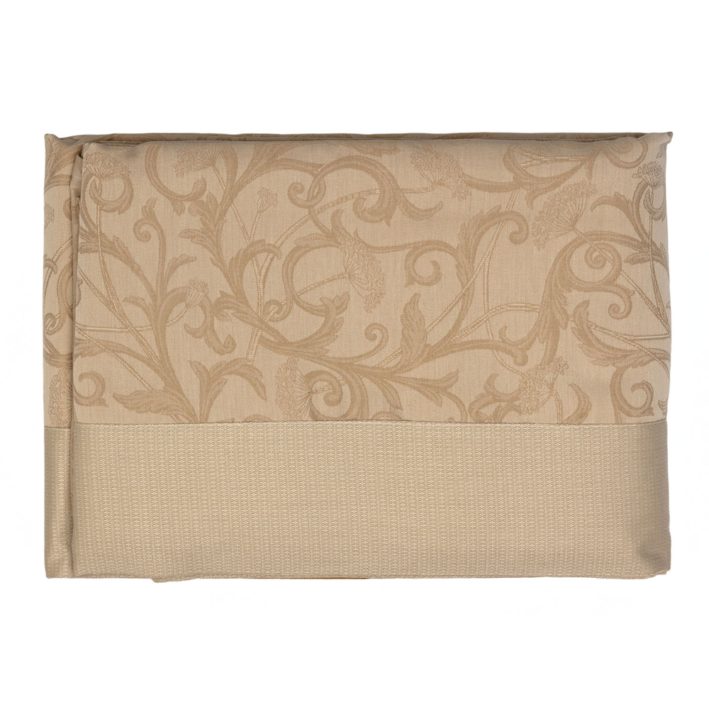 Скатерть Набор скатерть OMBELLE chanvre + Blanc des Vosges 170x300 Бежевый