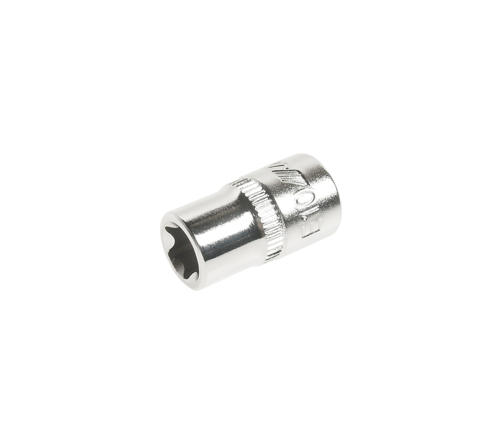 Головка торцевая 1/4" TORX E10 L=25мм JTC