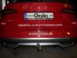Оцинкованный фаркоп на Skoda Kamiq только для моделей с подготовкой под фаркоп 2019- (без электрики), Galia S136C