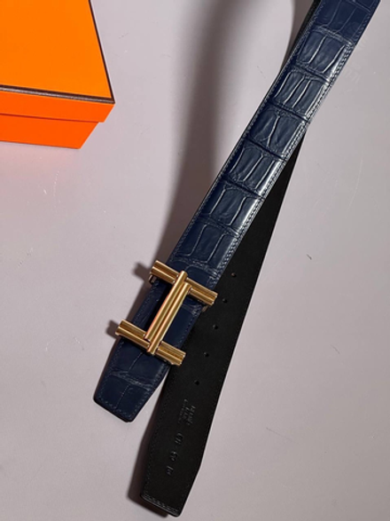 Ремень Hermes из кожи крокодила