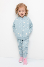 КР 400515/голубой,ромашковое поле к365 брюки для девочки