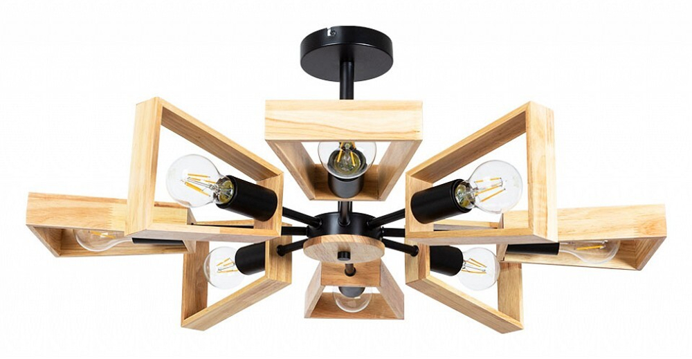 Люстра на штанге Arte Lamp Brussels A8030PL-8BK