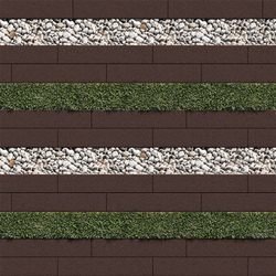 Тротуарная плитка ГАЗОННАЯ РЕШЕТКА - Стандарт Коричневый