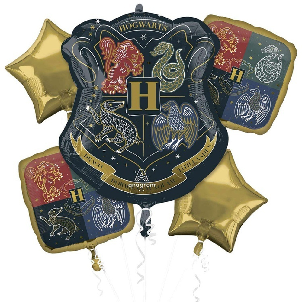 Фольгированный шар «Герб Хогвартса», квадратный, 43 см